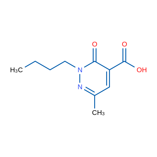 2-Butyl-6-methyl-3-oxo-2,3-dihydropyridazine-4-carboxylic acid 1g