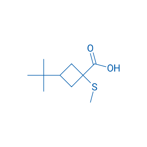 3-tert-Butyl-1-(methylsulfanyl)cyclobutane-1-carboxylic acid 1g