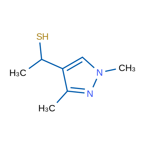 1-(1,3-Dimethyl-1h-pyrazol-4-yl)ethane-1-thiol 1g