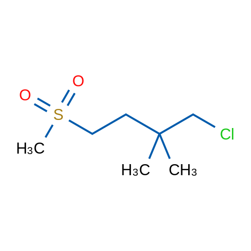 1-Chloro-4-methanesulfonyl-2,2-dimethylbutane 1g