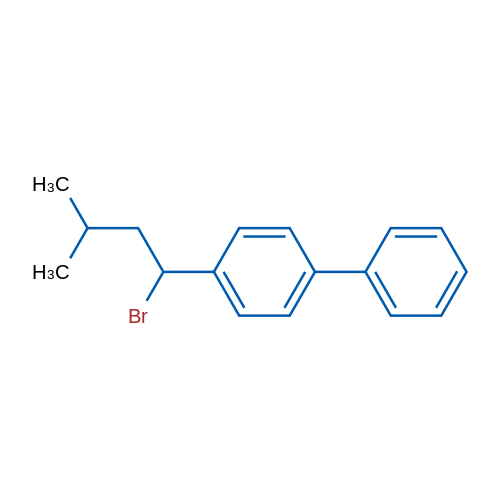 1-(1-Bromo-3-methylbutyl)-4-phenylbenzene 1g