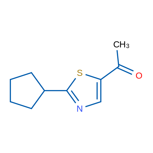 1-(2-Cyclopentylthiazol-5-yl)ethanone 1g