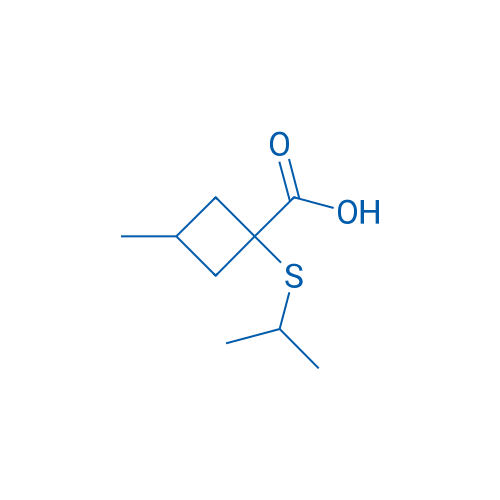 3-Methyl-1-(propan-2-ylsulfanyl)cyclobutane-1-carboxylic acid 1g