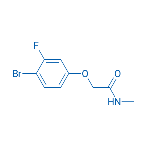 2-(4-Bromo-3-fluorophenoxy)-N-methylacetamide 1g
