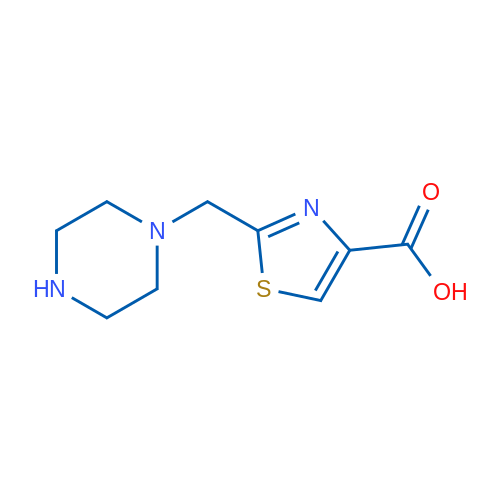 2-(Piperazin-1-ylmethyl)-1,3-thiazole-4-carboxylic acid 1g