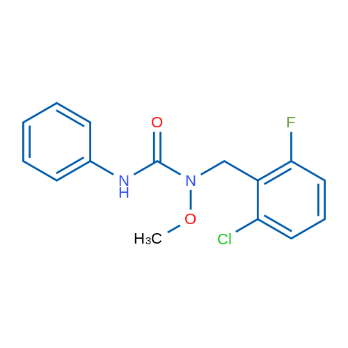 1-(2-Chloro-6-fluorobenzyl)-1-methoxy-3-phenylurea 1g