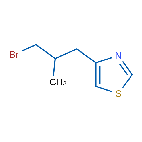 4-(3-Bromo-2-methylpropyl)-1,3-thiazole 1g