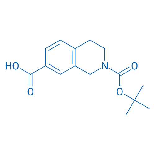 2-(tert-Butoxycarbonyl)-1,2,3,4-tetrahydroisoquinoline-7-carboxylic acid 250mg