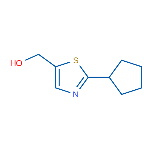(2-Cyclopentylthiazol-5-yl)methanol 1g