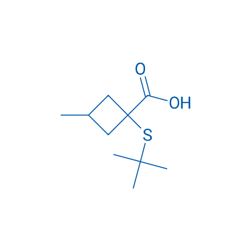 1-(tert-Butylsulfanyl)-3-methylcyclobutane-1-carboxylic acid 1g
