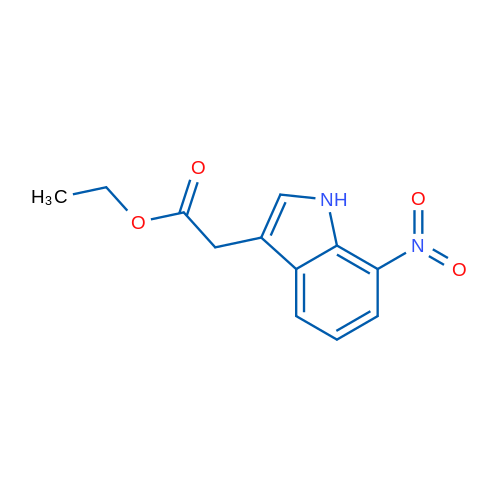 Ethyl 2-(7-nitro-1H-indol-3-yl)acetate 1g