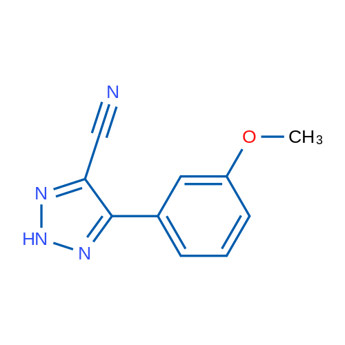5-(3-Methoxyphenyl)-2H-1,2,3-triazole-4-carbonitrile 1g