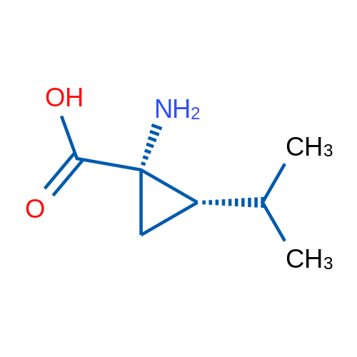 (1S,2S)-1-Amino-2-isopropylcyclopropanecarboxylic acid 1g
