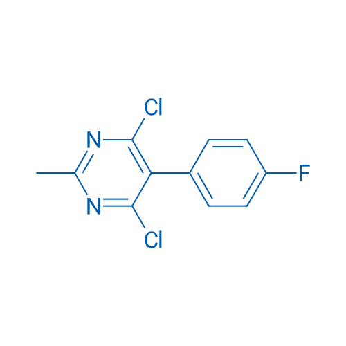 4,6-Dichloro-5-(4-fluorophenyl)-2-methylpyrimidine 250mg