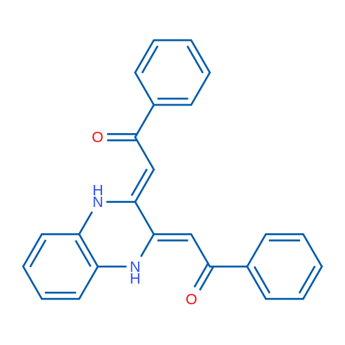 (2Z,2'Z)-2,2'-(Quinoxaline-2,3(1H,4H)-diylidene)bis(1-phenylethanone) 1g