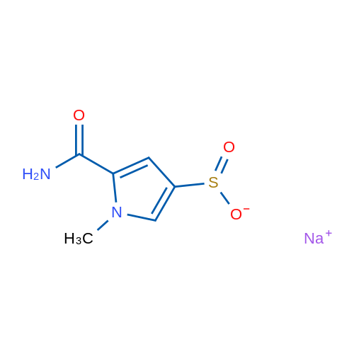 Sodium 5-carbamoyl-1-methyl-1h-pyrrole-3-sulfinate 1g