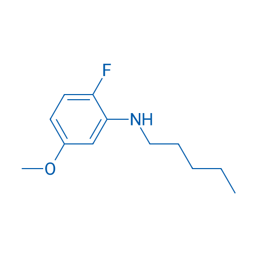 2-Fluoro-5-methoxy-N-pentylaniline 1g