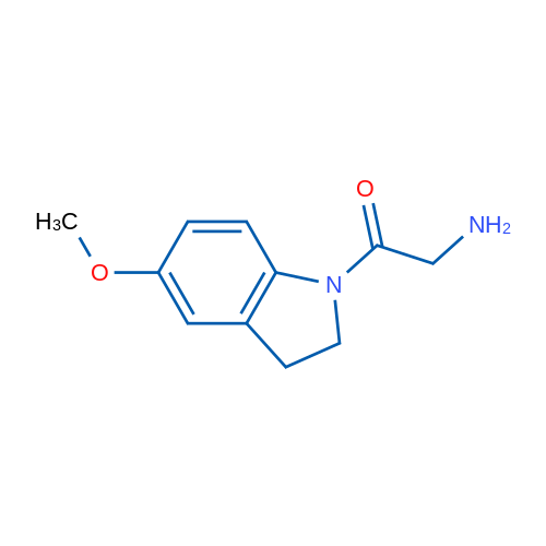 2-Amino-1-(5-methoxyindolin-1-yl)ethanone 1g