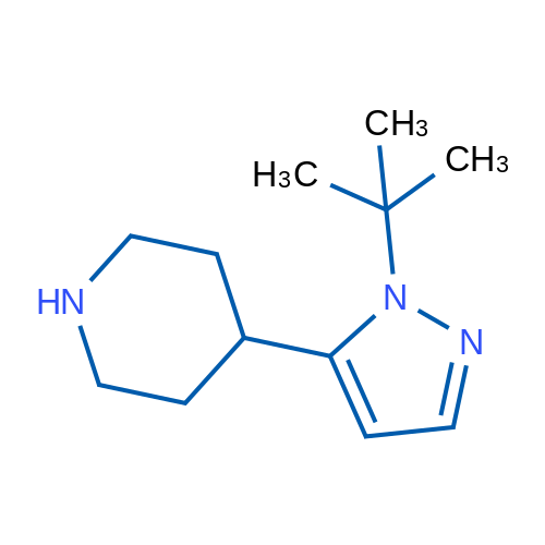 4-(1-(tert-Butyl)-1H-pyrazol-5-yl)piperidine 1g