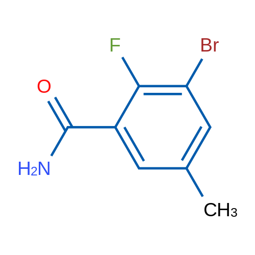 3-Bromo-2-fluoro-5-methylbenzamide 100mg