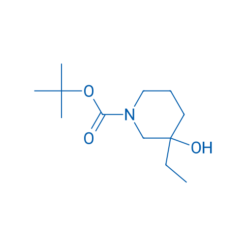 tert-Butyl 3-ethyl-3-hydroxypiperidine-1-carboxylate 250mg