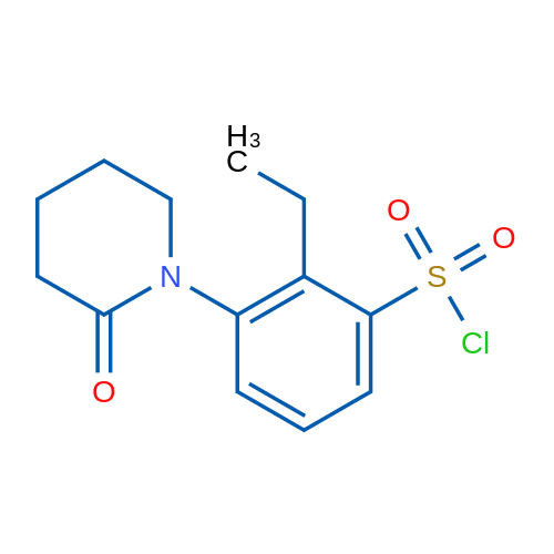 2-Ethyl-3-(2-oxopiperidin-1-yl)benzene-1-sulfonyl chloride 1g