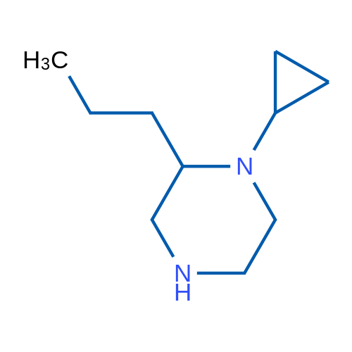 1-Cyclopropyl-2-propylpiperazine 1g