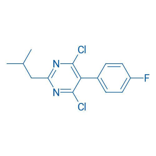 4,6-Dichloro-5-(4-fluorophenyl)-2-isobutylpyrimidine 5g