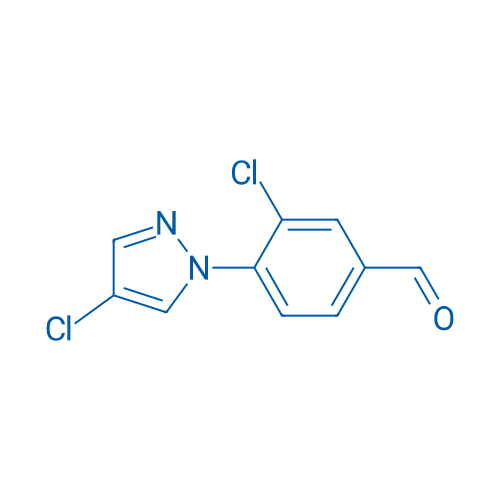 3-Chloro-4-(4-chloro-1h-pyrazol-1-yl)benzaldehyde 1g