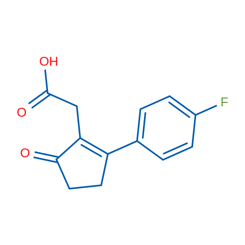 2-(2-(4-Fluorophenyl)-5-oxocyclopent-1-en-1-yl)acetic acid 5g