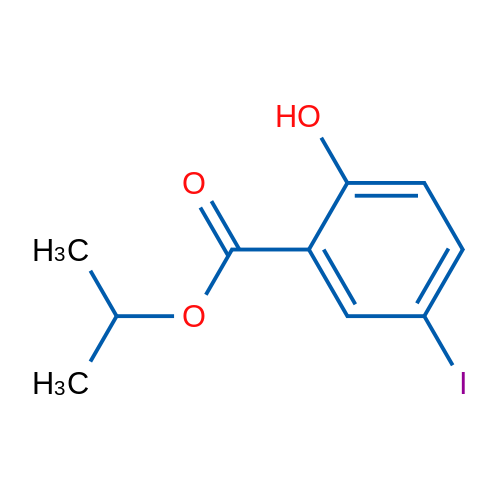 Isopropyl 2-hydroxy-5-iodobenzoate 1g