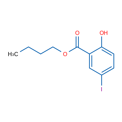 Butyl 2-hydroxy-5-iodobenzoate 1g
