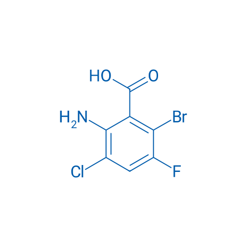 2-Amino-6-bromo-3-chloro-5-fluorobenzoic acid 1g