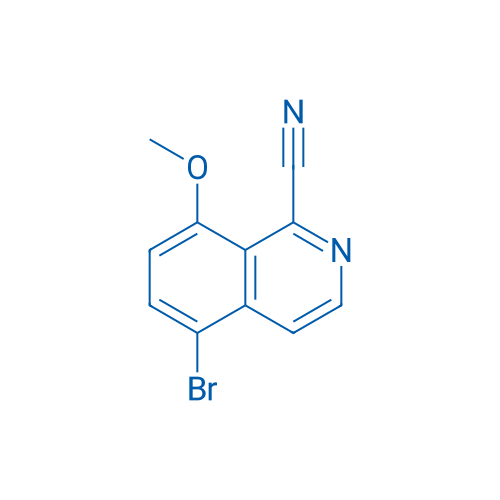 5-Bromo-8-methoxyisoquinoline-1-carbonitrile 1g