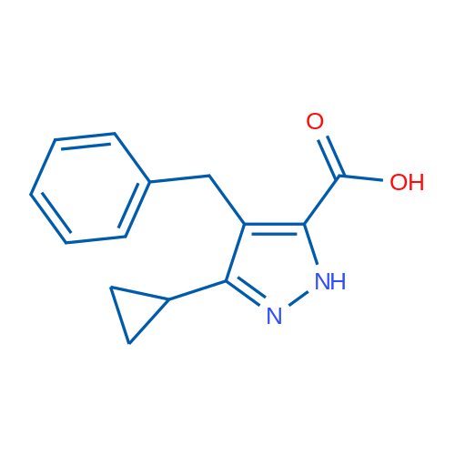 4-Benzyl-3-cyclopropyl-1H-pyrazole-5-carboxylic acid 1g