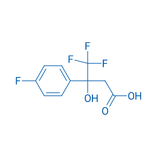 4,4,4-Trifluoro-3-(4-fluorophenyl)-3-hydroxybutanoic acid 250mg