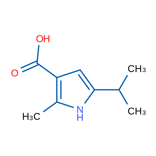 2-Methyl-5-(propan-2-yl)-1h-pyrrole-3-carboxylic acid 1g