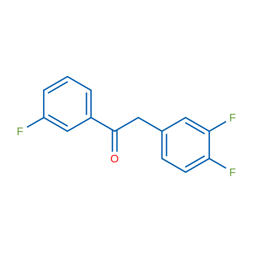 2-(3,4-Difluorophenyl)-1-(3-fluorophenyl)ethanone 250mg