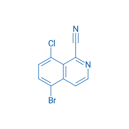 5-Bromo-8-chloroisoquinoline-1-carbonitrile 1g