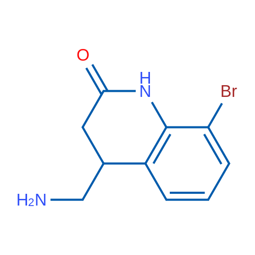4-(Aminomethyl)-8-bromo-1,2,3,4-tetrahydroquinolin-2-one 1g