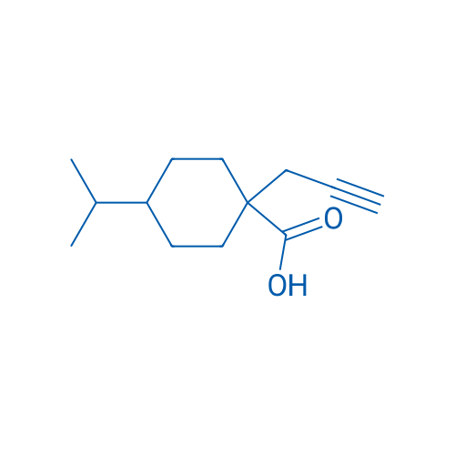 1-(Prop-2-yn-1-yl)-4-(propan-2-yl)cyclohexane-1-carboxylic acid 1g