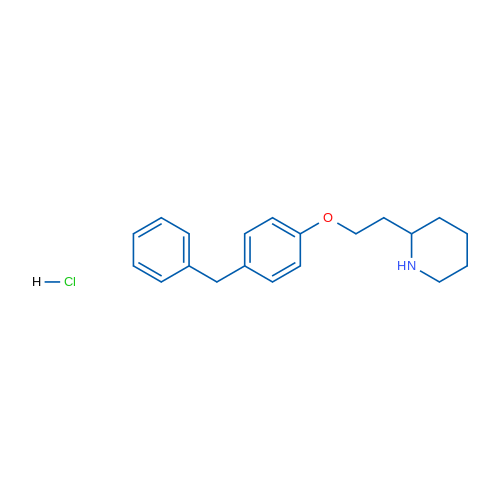 2-(2-(4-Benzylphenoxy)ethyl)piperidine hydrochloride 1g