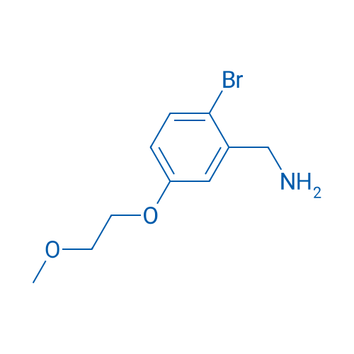 (2-Bromo-5-(2-methoxyethoxy)phenyl)methanamine 5g