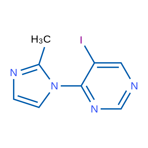 5-Iodo-4-(2-methyl-1H-imidazol-1-yl)pyrimidine 1g