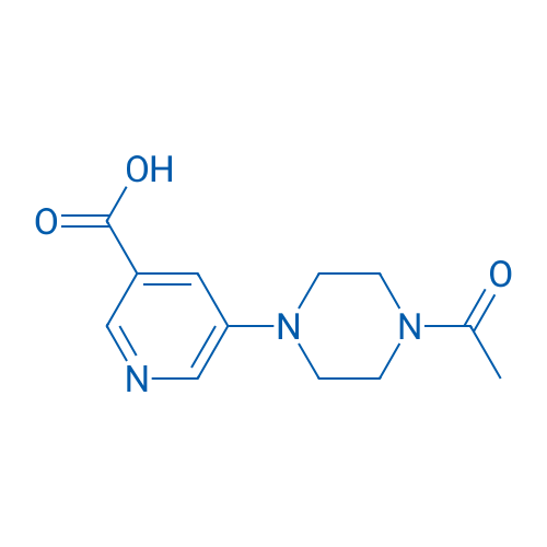 5-(4-Acetylpiperazin-1-yl)pyridine-3-carboxylic acid 1g