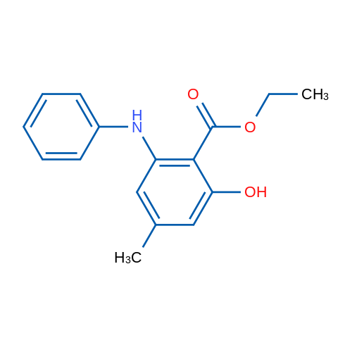 Ethyl 2-hydroxy-4-methyl-6-(phenylamino)benzoate 1g