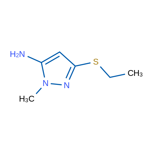 3-(Ethylsulfanyl)-1-methyl-1h-pyrazol-5-amine 1g