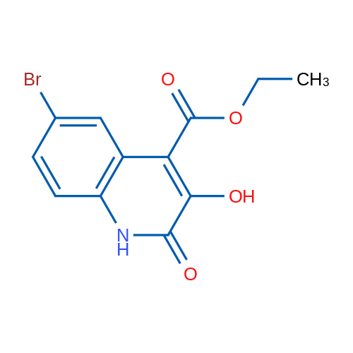 Ethyl 6-bromo-3-hydroxy-2-oxo-1,2-dihydroquinoline-4-carboxylate 1g