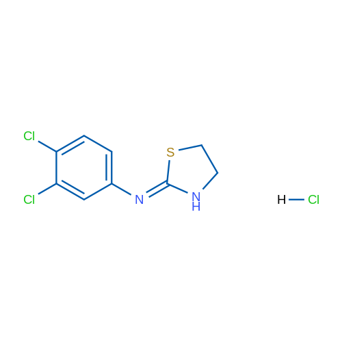 (2Z)-N-(3,4-Dichlorophenyl)-1,3-thiazolidin-2-imine hydrochloride 1g