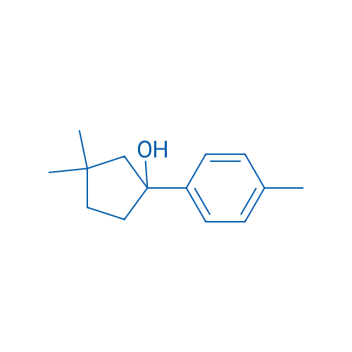 3,3-Dimethyl-1-(4-methylphenyl)cyclopentan-1-ol 1g